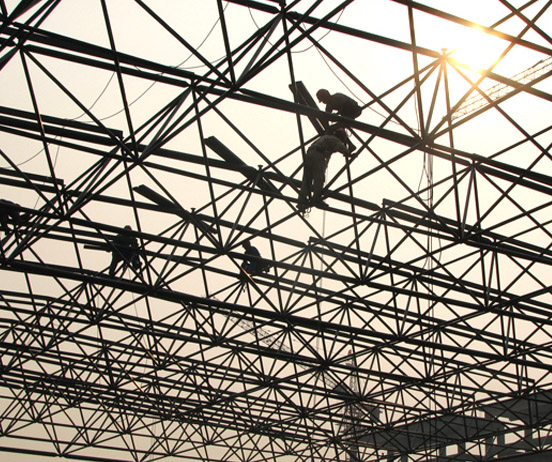 平凉厂房网架安装